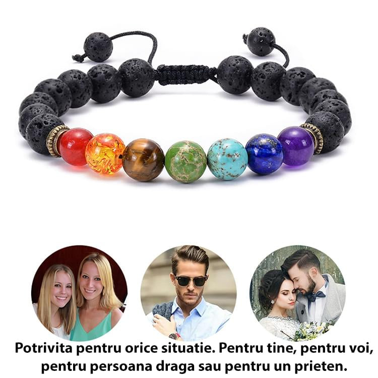 Brățară Chakra din Piatră Naturală
