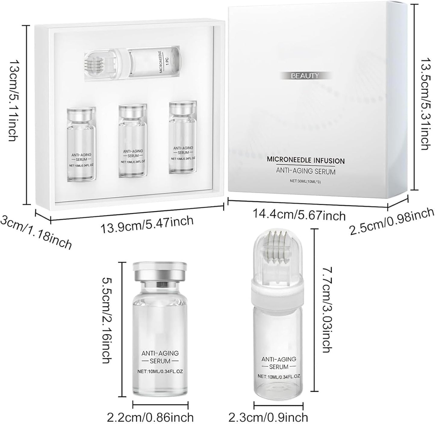 Ser Anti-îmbătrânire cu Acid Hialuronic